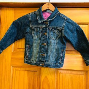 Signature Levi Strauss 3T Girls Denim Jacket / Like New / Blue Jeans